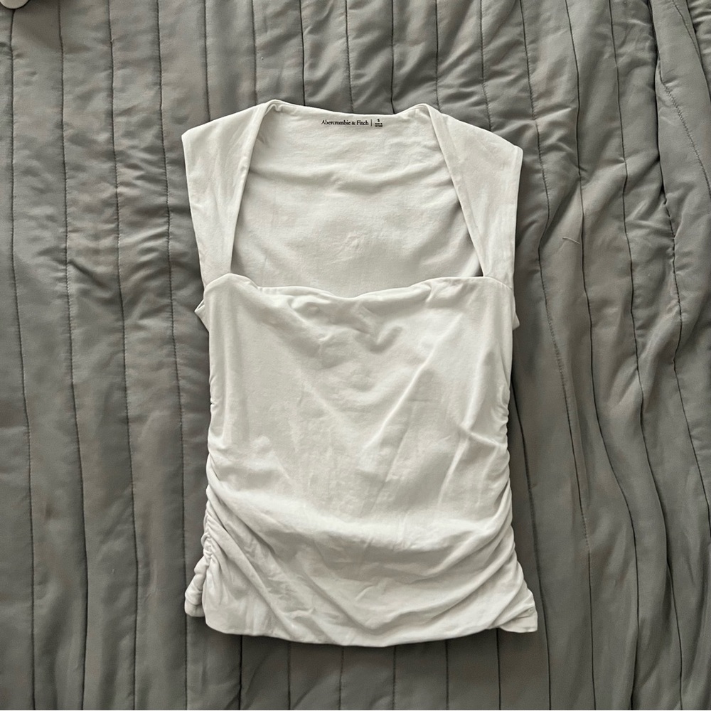 Abercrombie & Fitch Women's White Going Out Top